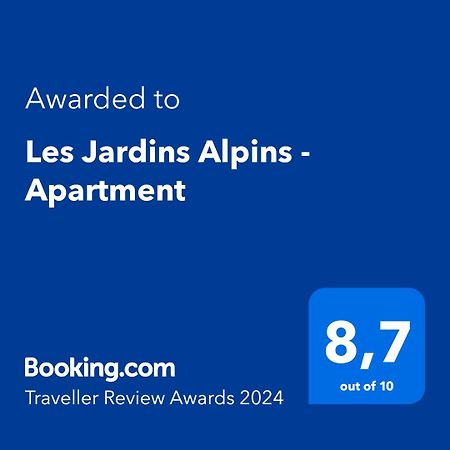 Les Jardins Alpins - Apartment Saint-Gervais-les-Bains Εξωτερικό φωτογραφία